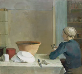 A konyhában, 1930 körül